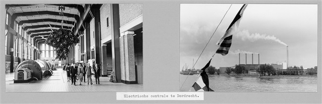 Jan Klaasesz bezoekt elektriciteitscentrale in Dordrecht
