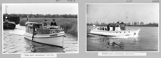 Motorjacht Blussé en Statenjacht Zuid-Holland, 1955-1961