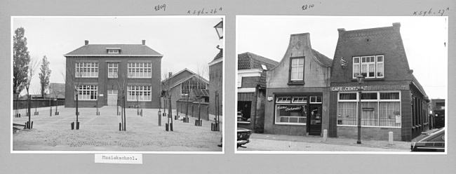 Dorpsstraat in Zoetermeer, 1972