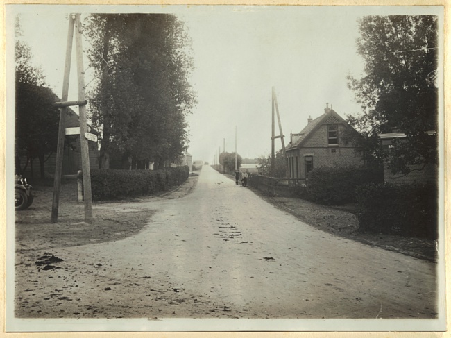 Oprit naar de Garsdijk in Simonshaven, 1931
