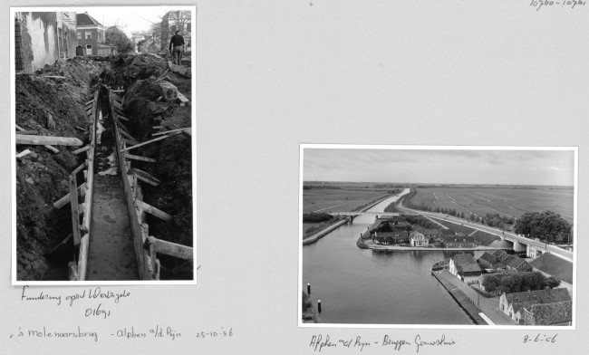 ’s-Molenaarsbrug, Oranje Nassaubrug en Steekterbrug, 1956