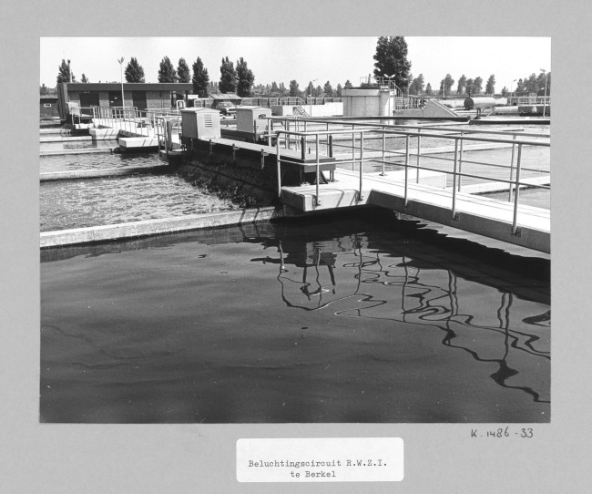 Rioolwaterzuiveringsinstallatie in Berkel, 1978
