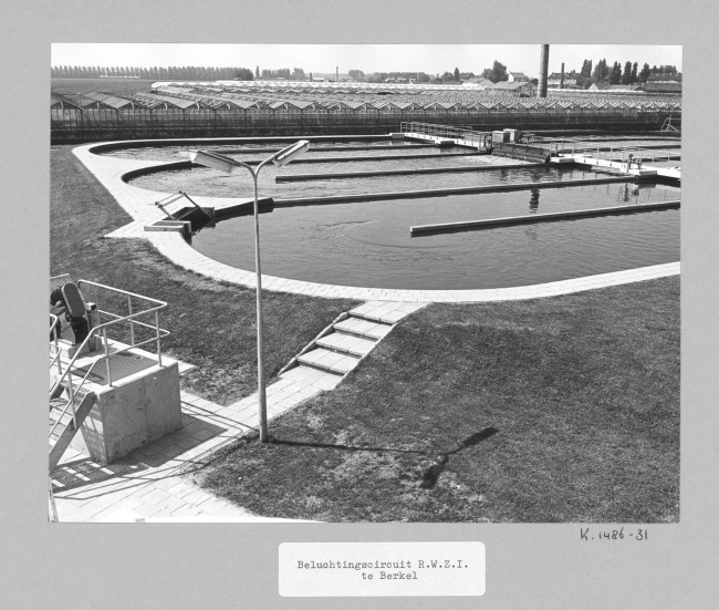 Rioolwaterzuiveringsinstallatie in Berkel, 1978