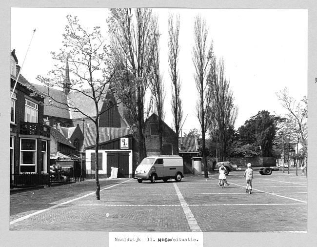 Havenplein en Oude Kerk in Naaldwijk, 1960-1969