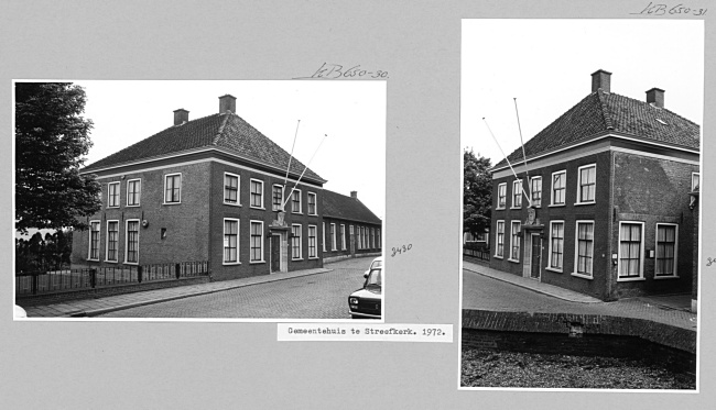 Gemeentehuis in Streefkerk, 1972