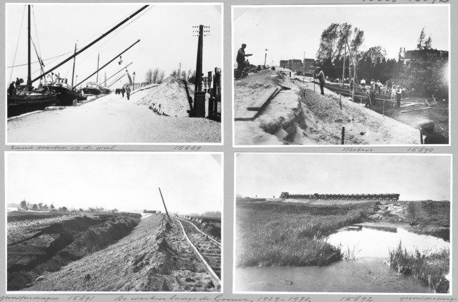 De werken langs de Gouwe, 1929-1930