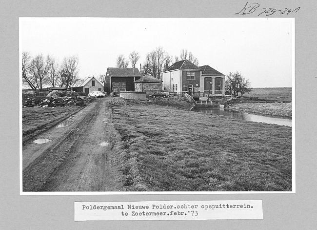 Gemaal De Nieuwe Polder in Zoetermeer, 1973