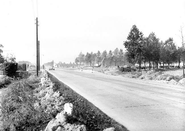 Hogeveenseweg/S22/N455 en aanleg Provincialeweg, 1964