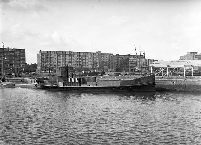 Veerboot Prinses Irene in Rotterdam, 1955