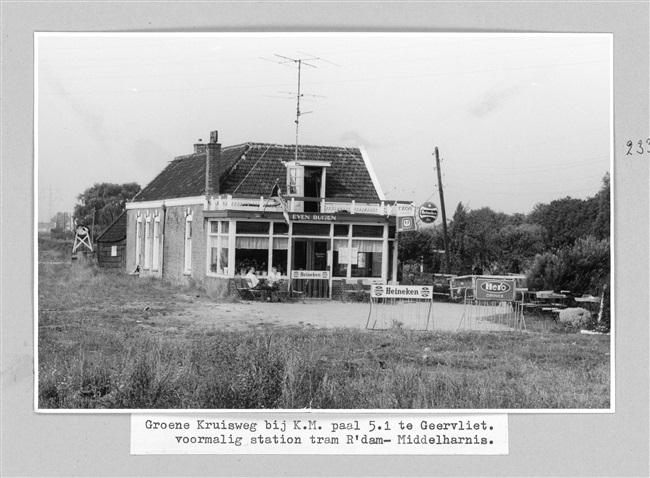 Café Even Buiten aan de Groene Kruisweg/N218 in Geervliet
