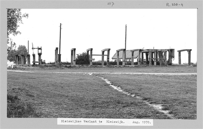Bleiswijkse Verlaat aan de Rottedijk bij Bleiswijk, 1970