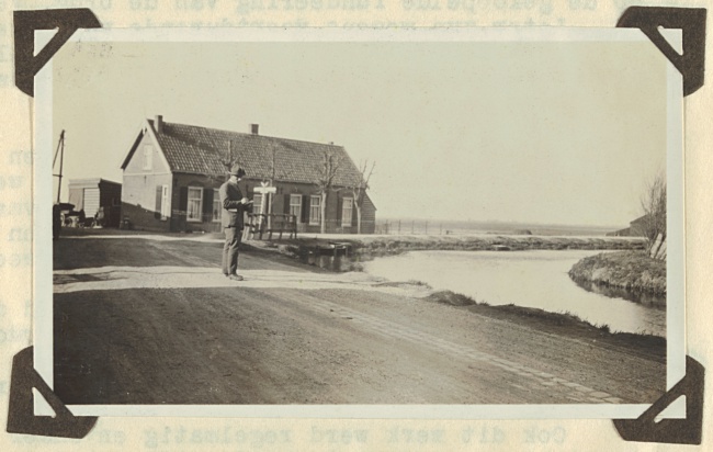 Vlielandseweg in Pijnacker vóór de verbetering, 1929