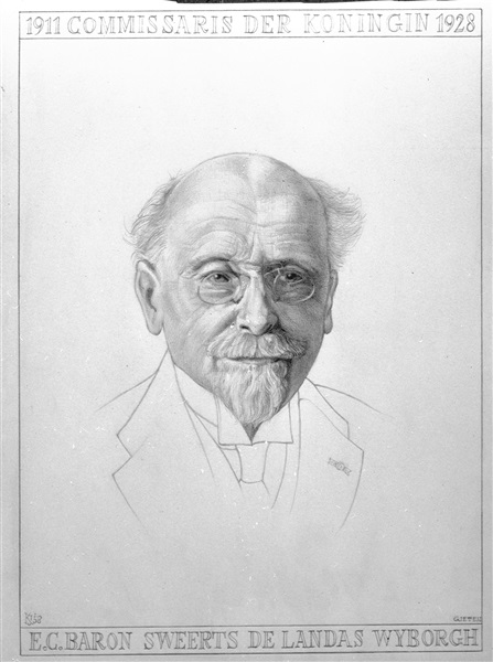 Portret van E.C. baron Sweerts de Landas Wyborgh
