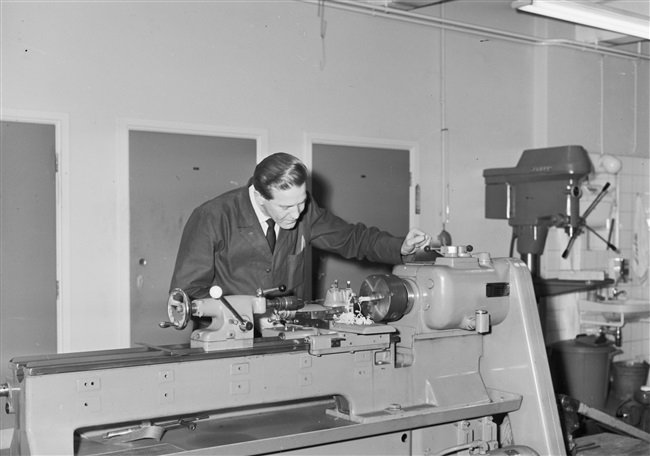 Technische Dienst van provinciehuis in Den Haag, 1954