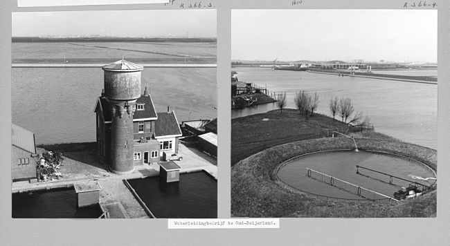 Waterleidingbedrijf in Oud-Beijerland, 1971