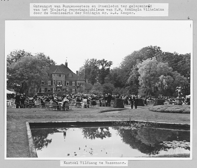 Viering van regeringsjubileum koningin Wilhelmina, 1948