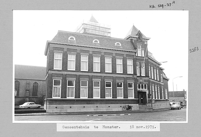 Gemeentehuis in Monster, 1971