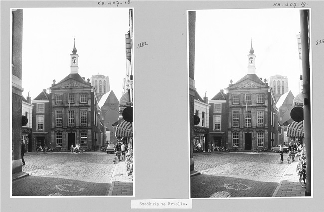 Gemeentehuis aan de Markt 1 in Brielle, 1969