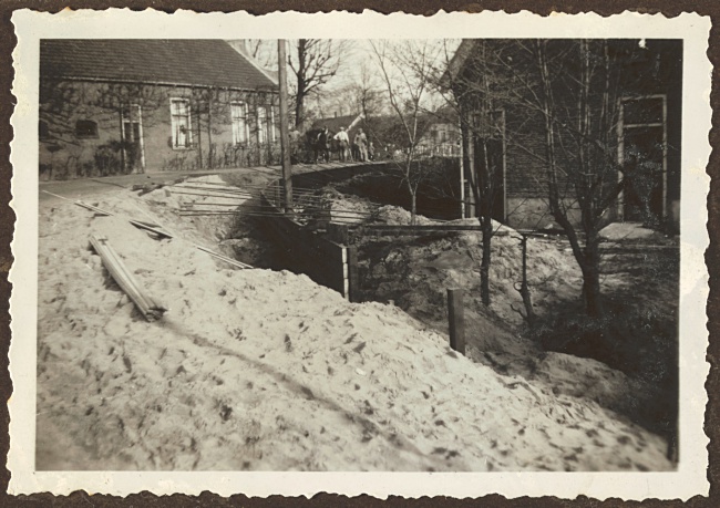Bocht in Nieuwe Wetering wordt verbeterd, 1932