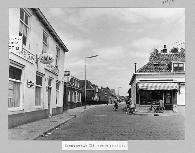 Endeldijk en Molenlaan in Honselersdijk, 1960