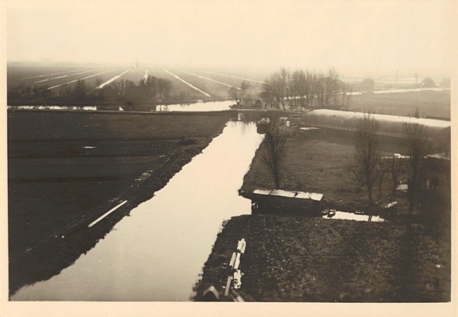 Korte Vliet richting de Vliet, 1946