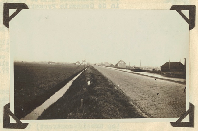 Delftsestraatweg tussen Delfgauw en Pijnacker, 1927