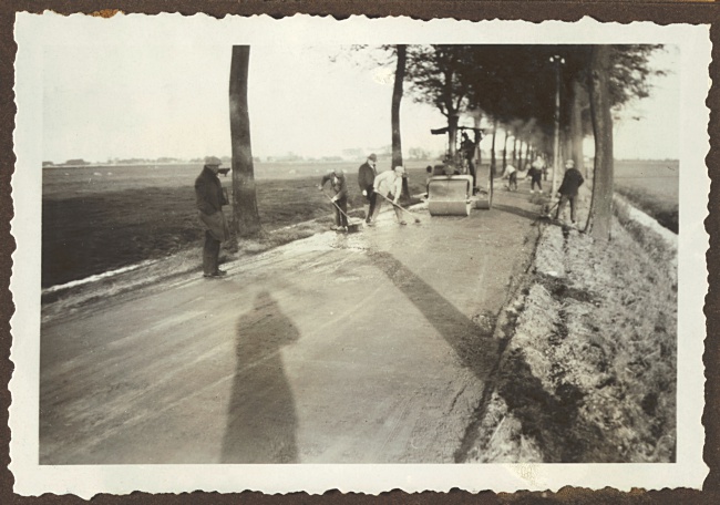 Verbetering Ripselaan tussen Rijpwetering-Nieuwe Wetering, 1932