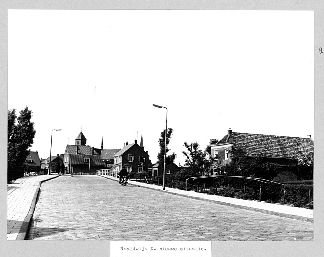 Kruisweg en Koningstraat in Naaldwijk, 1950-1969