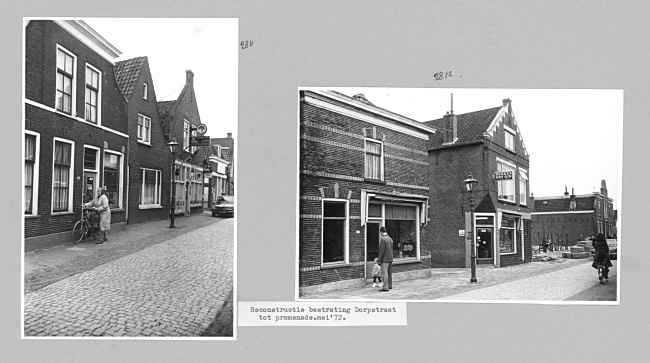 Dorpsstraat in Zoetermeer, 1972