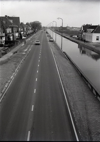Delftsestraatweg/N473 tussen Delft en Delfgauw, 1971