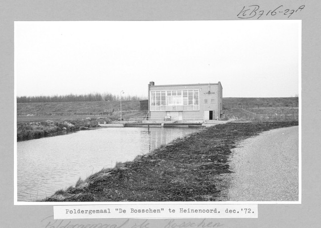 Gemaal De Bosschen in Heinenoord, 1972
