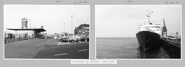 Veerdienst in Hoek van Holland, 1972
