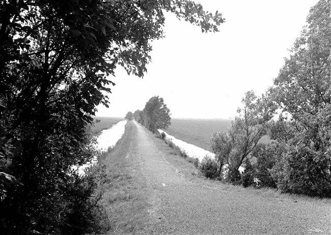 Fietspad nr. 5. Door het aanleggen van fietspaden ontsluit de provincie Zuid-Holland poldergebieden voor recreatie.