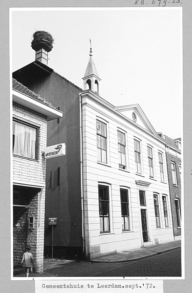 Gemeentehuis in Leerdam, 1972