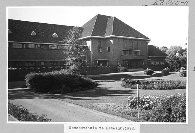 Gemeentehuis in Katwijk aan Zee, 1972
