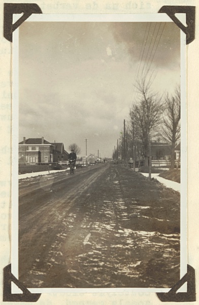 Vlielandseweg in Pijnacker vóór de verbetering, 1929