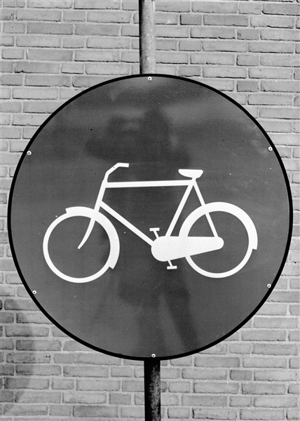 Verkeersbord voor fietsers
