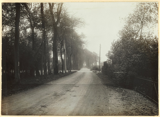 Provinciale weg en trambaan bij Heenvliet, 1931