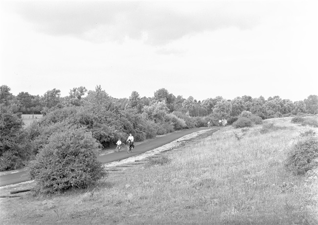 Fietspad nr. 24. Door het aanleggen van fietspaden ontsluit de provincie Zuid-Holland natuurgebieden voor recreatie.