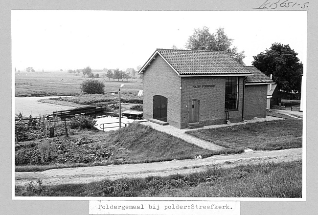 Gemaal in Streefkerk, 1972