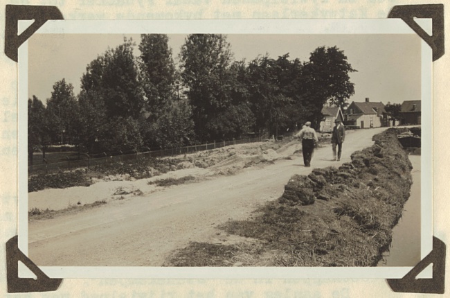Bocht Katwijkerlaan in Pijnacker vóór de verbetering, 1926
