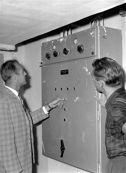 Technische installatie van het provinciehuis Zuid-Holland