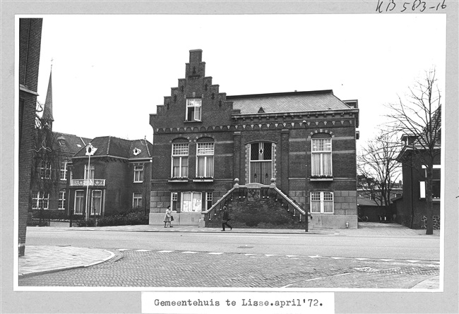 Gemeentehuis in Lisse, 1972