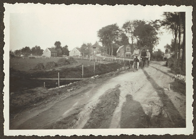 Bocht bij de Wittert van Hooglandbrug in Hoogmade, 1931