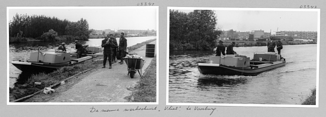 Werkschuit 'Vliet' in Voorburg, 1962