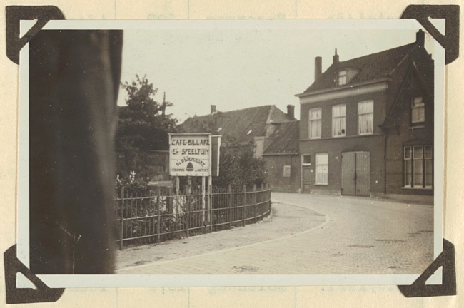 De provinciale weg in Delfgauw vóór de verbetering, 1926