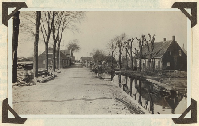 Vlielandseweg in Pijnacker vóór de verbetering, 1929