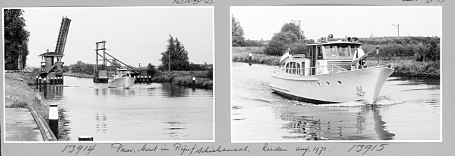 Het Statenjacht Zuid-Holland bij Leiden, 1972