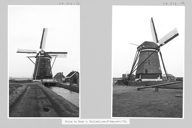 De Nieuwlandse Molen in Hoek van Holland, 1972