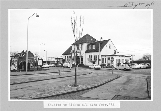 Het oude station van Alphen aan den Rijn, 1972